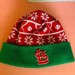 St Louis Cardinals baseball Xmas hat
